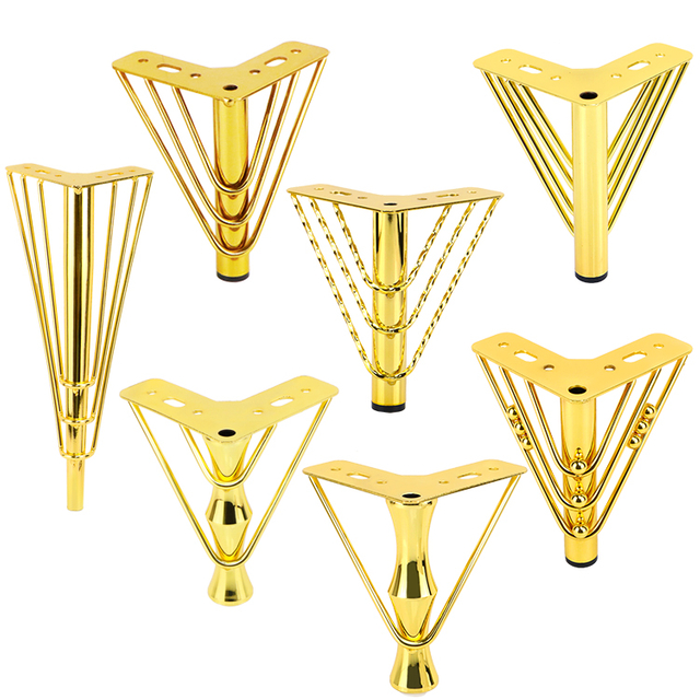  Modern Style Furniture Accessories Iron Legs Middle Eastern Design Sofa Legs with Golden