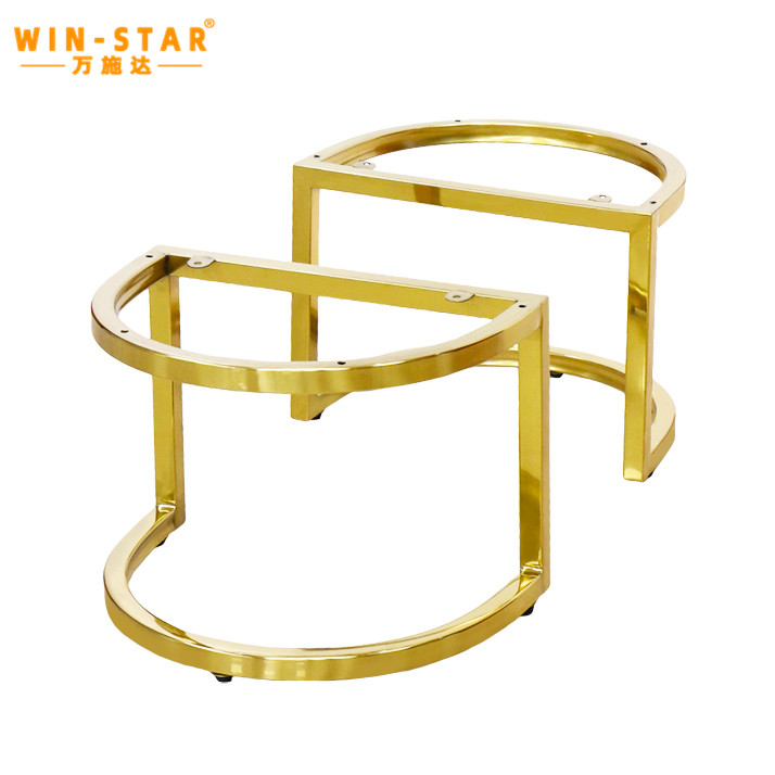 Home Use Furniture Sofa Chair Frames Gold Sofa Stainless Steel Frames 