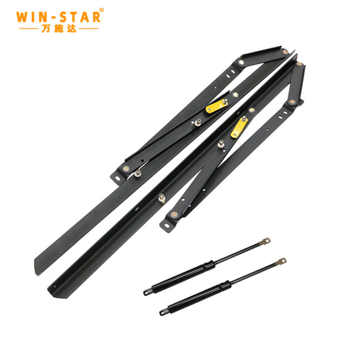 ZD-I014-F WINSTAR Modern Design Hydraulic Gas Spring Bed Hinge Mechanism Folding Hinge Frame for Bed
