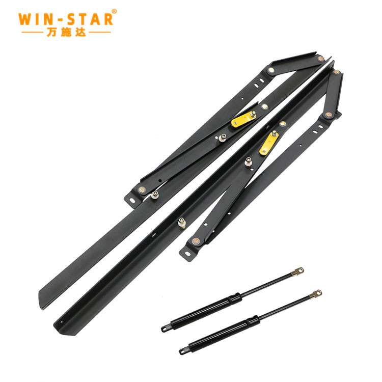 ZD-I014-C WINSTAR Hydraulic Gas Spring Bed Hinge Mechanism Folding Hinge Frame for Bed