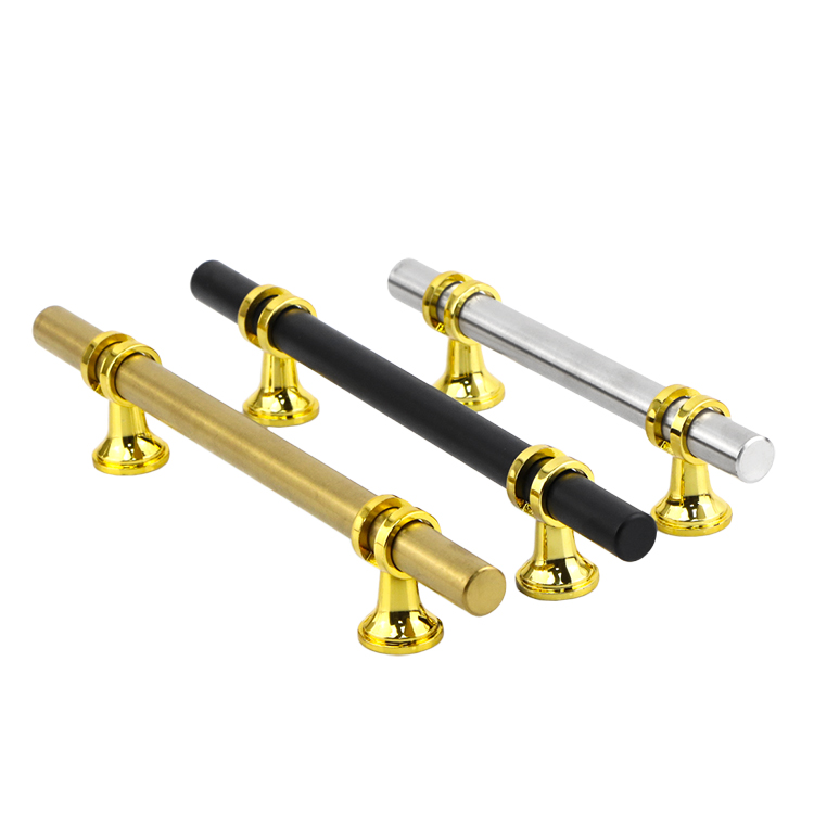 Stainless Steel Furniture Handles Metal Drawer Knobs Closet T Bar Handles