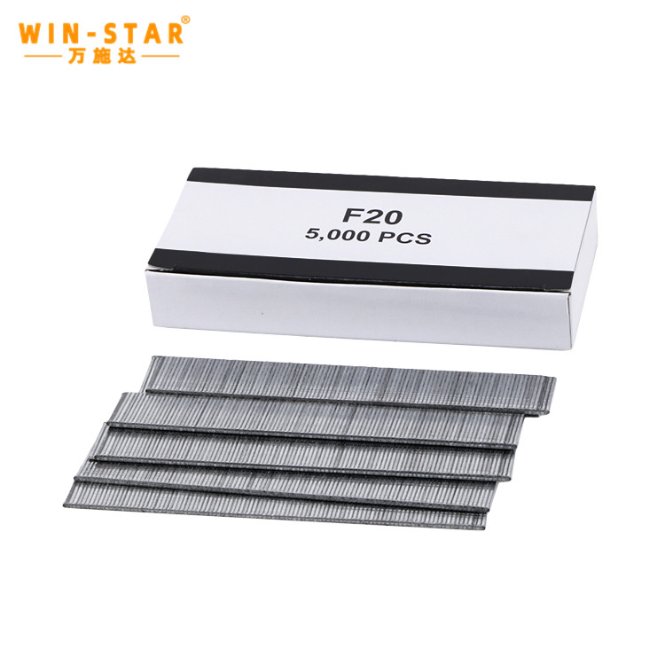  F Series Straight Galvanized Brad Nails Pneumatic F20 Staples