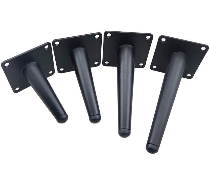 Popular Home Hardware Oblique Metal Furniture Feet Modern Sofa Bed Legs for Chair