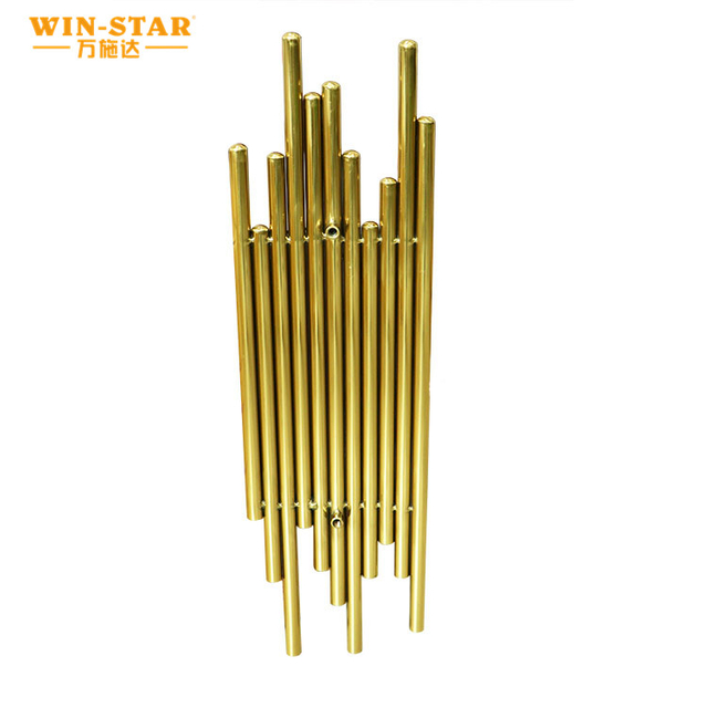 High Quality Stainless Steel Frame Pipe Furniture Part Coffee Table Hardware Golden Sofa Accessory
