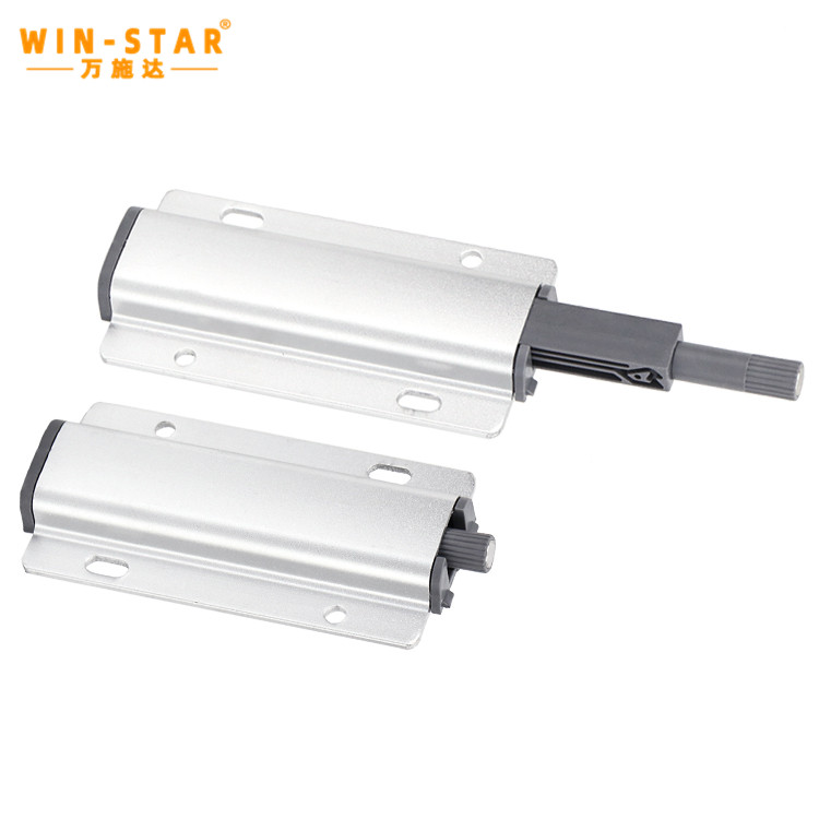 Adjustable Plastic Handleless Door Damper for Knob-Free Doors with Magnetic