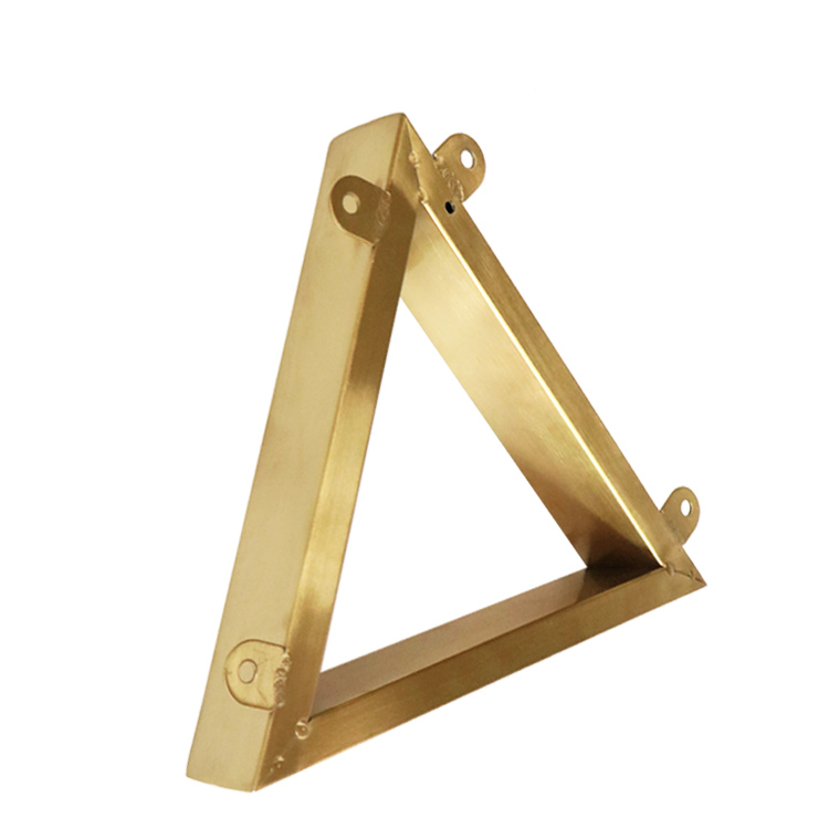ZD-N140-C Triangle Furniture Accessory Stainless Steel Golden Bed Parts