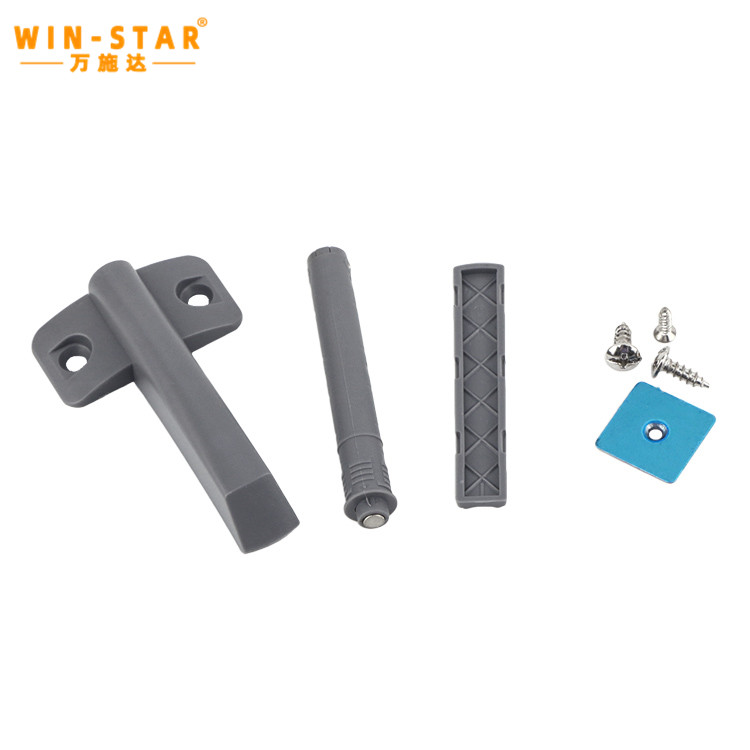 Cabinet door bouncer magnetic push to open damper rebounder