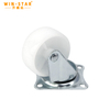 PVC bearing 40KG 2 inch light white PP universal wheel