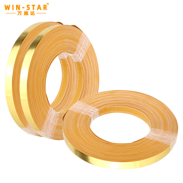 Furniture Sealing Strip Desktop Edge Banding Wood Grain Custom Color Edge Banding Table Edge Strip