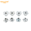 Four Claw Furniture T-nut Blind Pronged Insert T-Nut for Wood Furniture Hardware