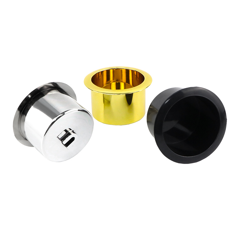 Modern Design Furniture Table Base Gold Cup Holder Plastic Sofa Cabinet Cup Holders
