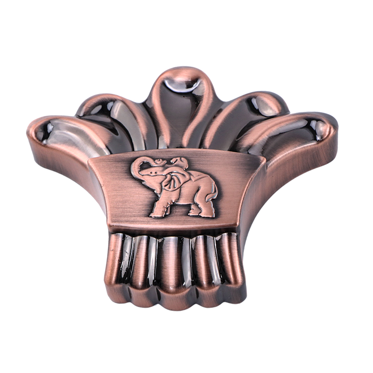 Elephant Decorative Button Furniture Decoration Buckle Decorative Buttons for Sofa Zinc Alloy Strips