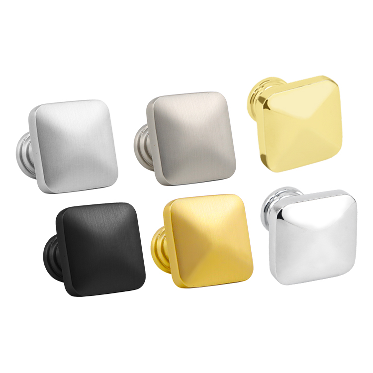 Square Furniture Handle Metal Knob of Drawer Wardrobe Handle Iron Knob T Bar Handle Door Knob