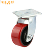 4''5''6''8'' Heavy Duty Caster Wheel Solid Rubber Caster Industrial Hand Truck Castors 