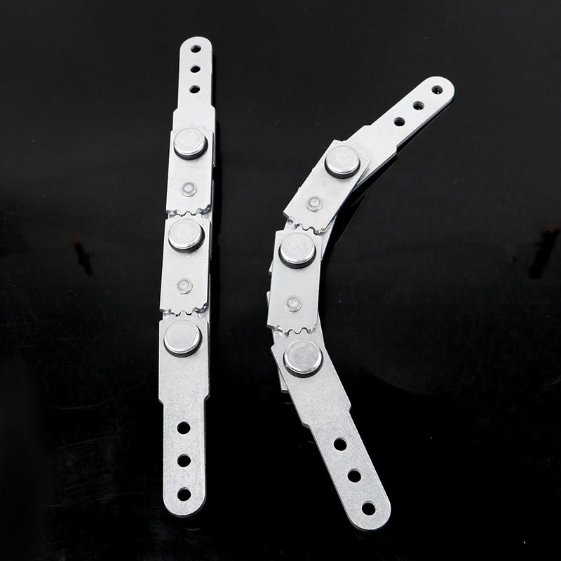 ZD-H016 Customized Manufacturer Adjustable Ratchet Hinge for Sofa Click Clack Sofa Headrest Hinge Mechanism