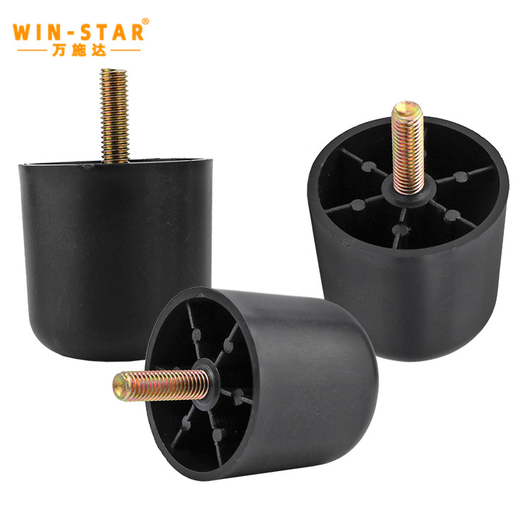 Universal Plastic Furniture Feet: Perfect Fit for Sofas, Chairs & More