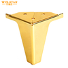 100MM Strong Furniture Table Golden Iron Legs Triangle Sofa Hardware Desk Legs 