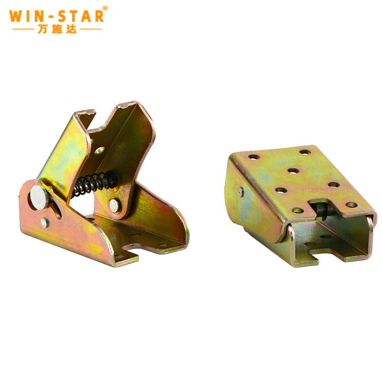 WINSTAR Wholesale Hardware Fastener Foldable Metal Color Zinc Furniture Connectors for Chair