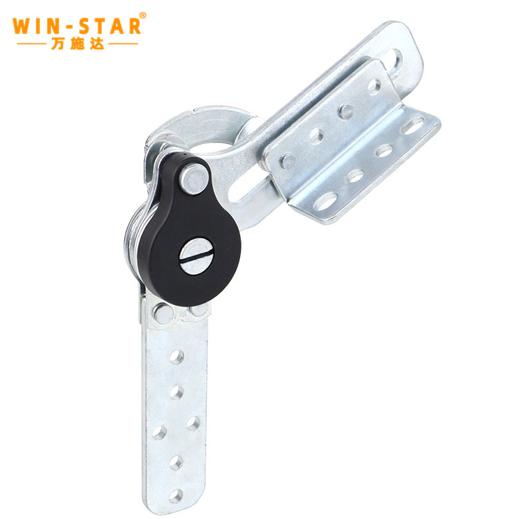 WINSTAR Customized Manufacturer Click Clack Sofa Headrest Hinge Mechanism Adjustable Ratchet Hinge For Sofa