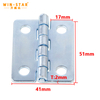 High Quality Folding Furniture Door Connector White Zinc Cabinet Hardware Hinges