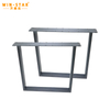 Industrial Black Square Coffee & Dining Table Legs DIY Office Furniture with Iron Support Legs