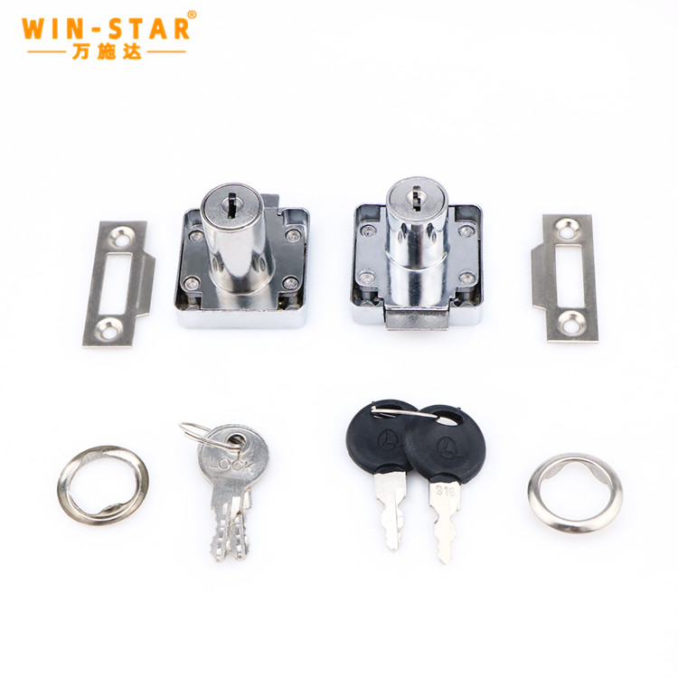 Furniture Lock Iron Material Drawer Lock 338 Office desk lock