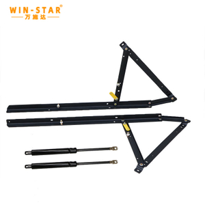 ZD-I014-C WINSTAR Hydraulic Gas Spring Bed Hinge Mechanism Folding Hinge Frame for Bed