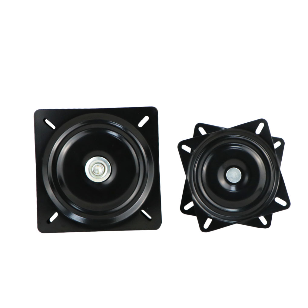 Black Square Furniture Turntable Chair Swivel Plate