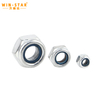 hex nylon insert lock nuts DIN985 nylon locking nut Non-slip nut
