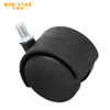 2 inch High quality pp swivel office chair caster wheels with metal friction ring office caster wheel