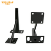 V Shape Furniture Part Black Metal Sofa Leg for Chair Bed