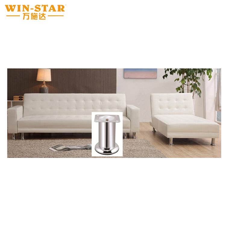 WINSTAR Good price Chrome plate Furniture legs for sale Iron sofa legs