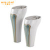  Furniture Accessory Sofa Feet Strong Support White and Gold Plastic Sofa Legs