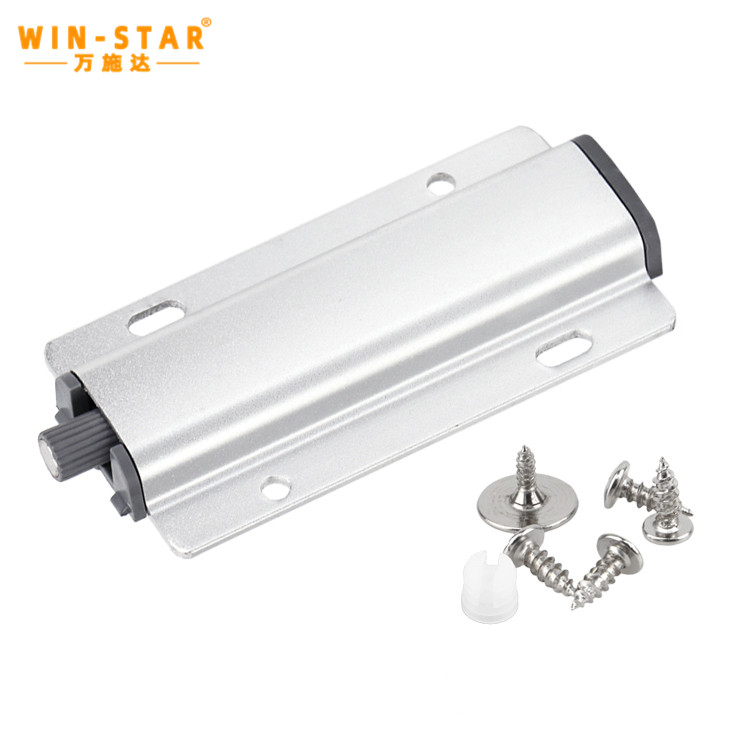 Adjustable Plastic Handleless Door Damper for Knob-Free Doors with Magnetic