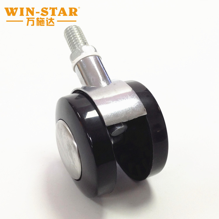 Black 1.5 "caster industrial universal wheel