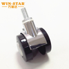 Universal wheel 1.5 inch M8 screw alloy caster with brake