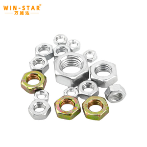 China Manufactured M8 M10 M14 Galvanized Din934 Hex Nuts