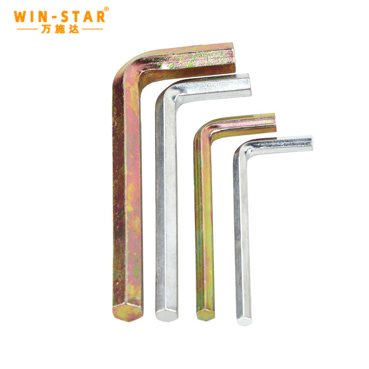 China Factory Custom L Type Allen Hex Key Wrench iron Plain Allen Wrenches