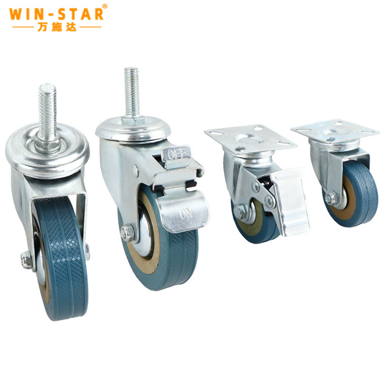Industrial Swivel Plate Castors Wheels 3in 4in 5in Casters Wheel