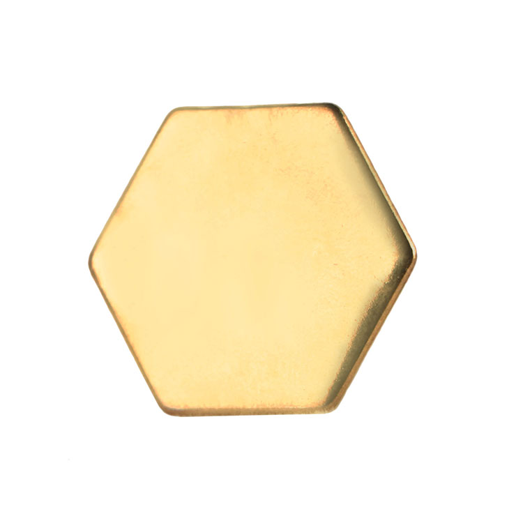 Gorgeous Hexagonal Metal Decorative Buttons for Furniture