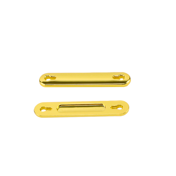 Black metal furniture trim button with moisture proof coating