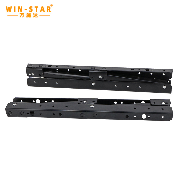 Black Powder Coated Surface of Coffee Table Lift Up Mechanism