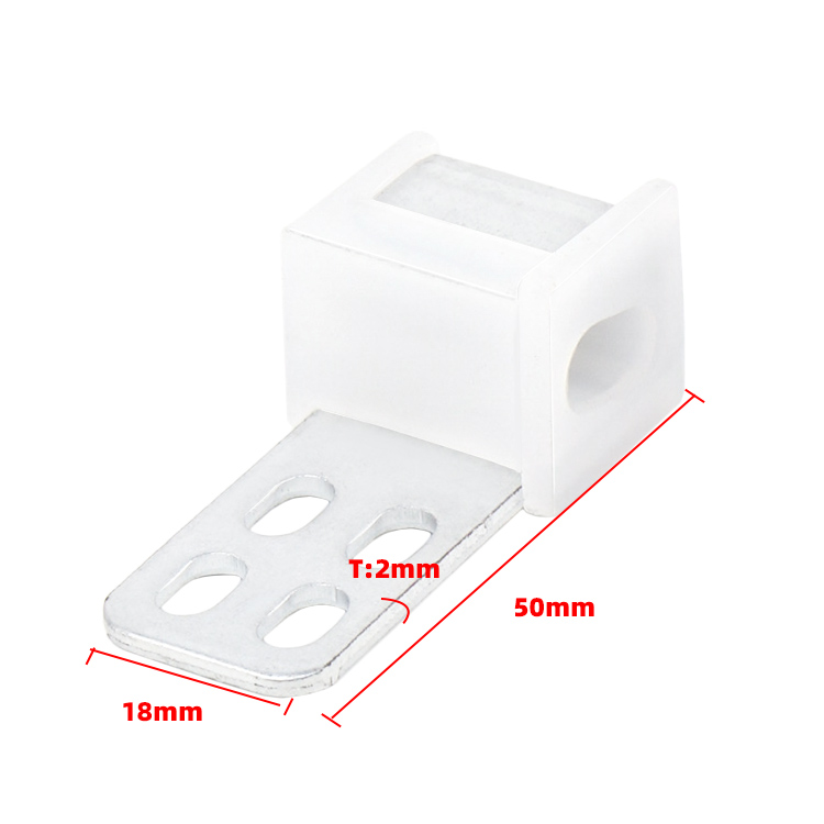 Solid 2.0mm thickness iron and plastic sofa spring clip for secure furniture assembly