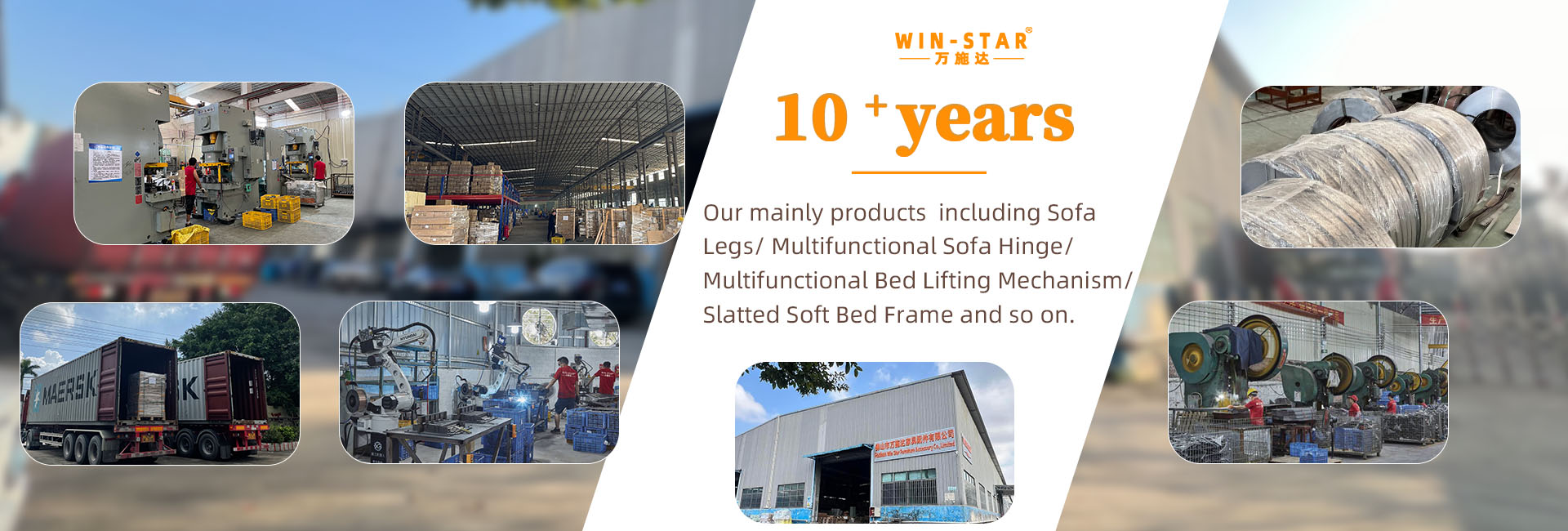 Modern metal sofa legs factory production overview