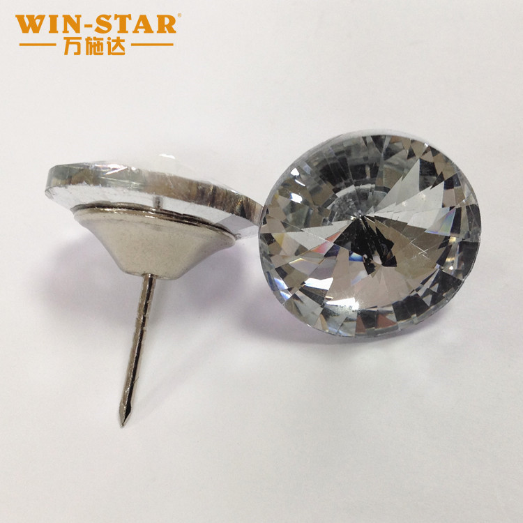 Durable iron base upholstery buttons for sofa restoration