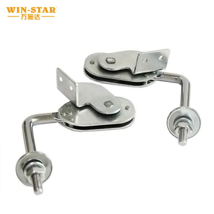 Application of adjustable headrest hinge in multi-functional sofa frames