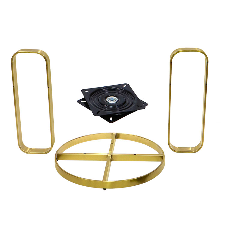 600mm diameter metal ring base for luxury lounge chairs and sofas