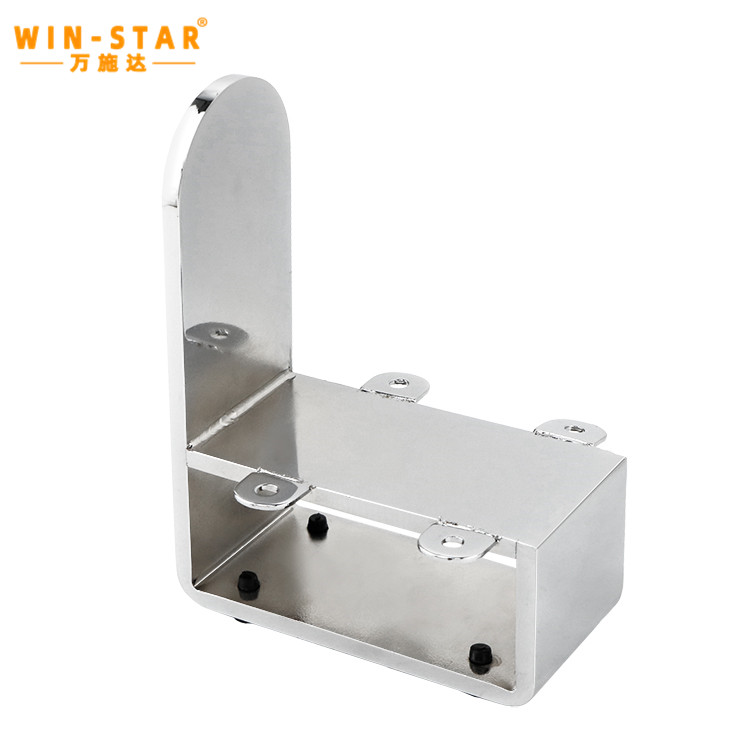 Smooth surface treatment and electrophoresis process on metal leg