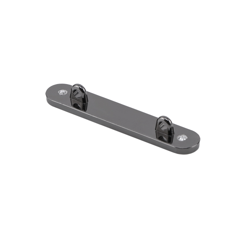 Reverse side of furniture trim buttons showing the threaded buckle design for secure installation