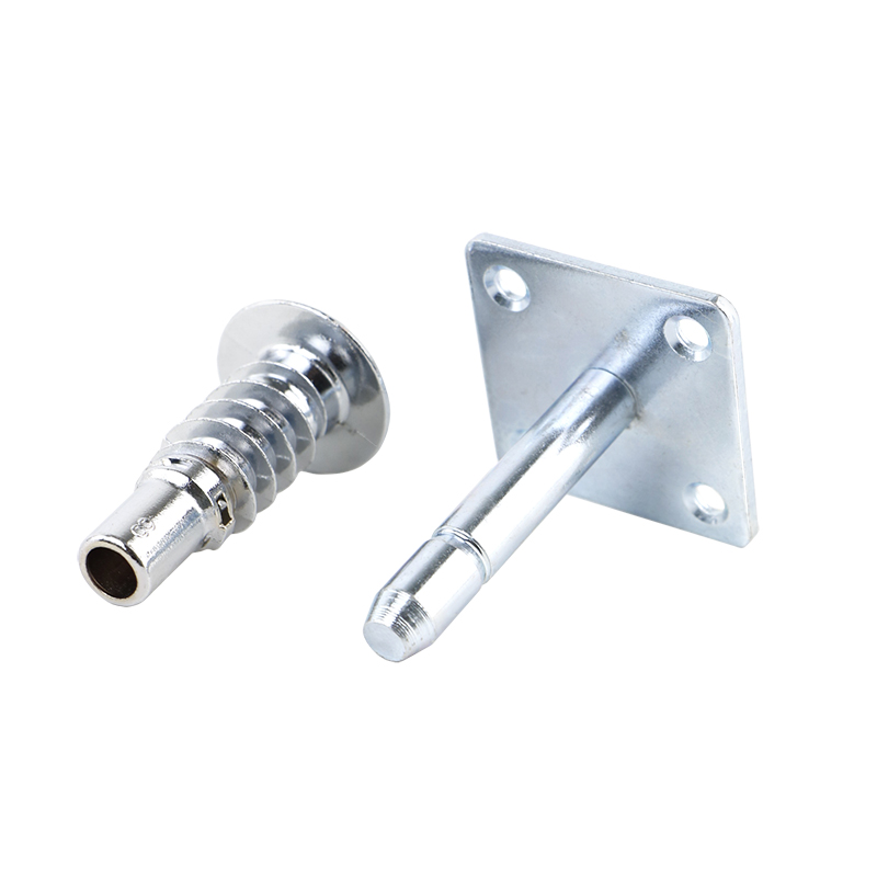 Metal joint connector showing anti-loosening structural design